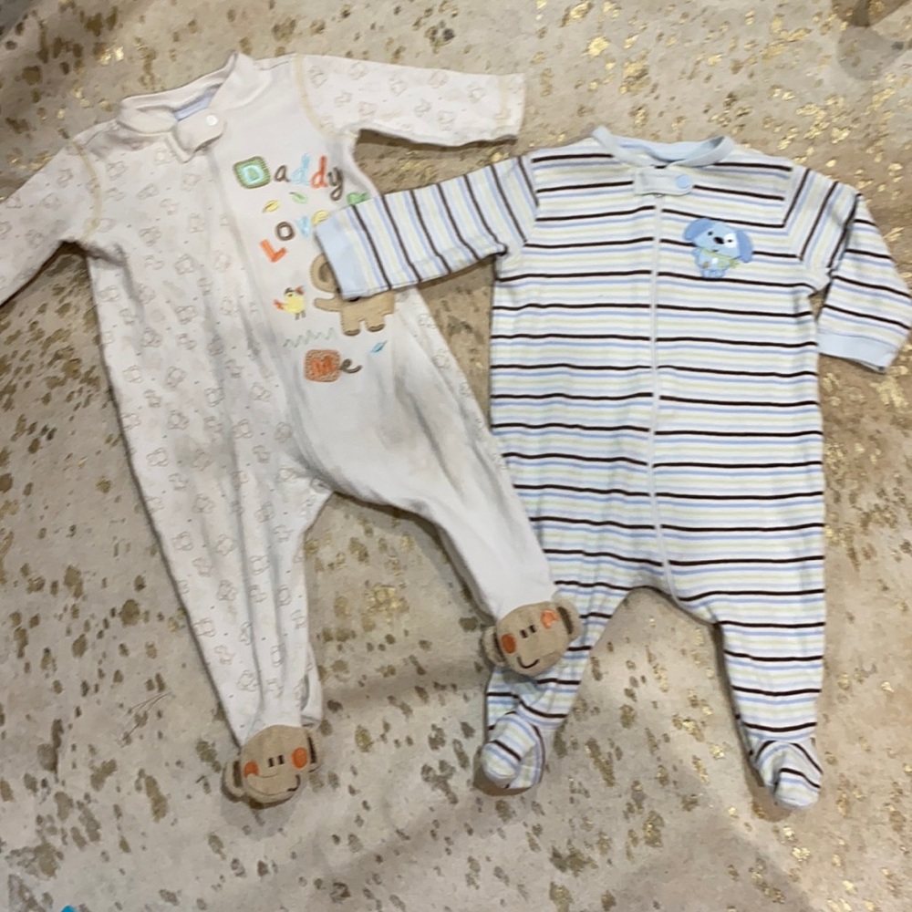 Footie Pajama “Daddy Loves Me” Boys Bundle/Set